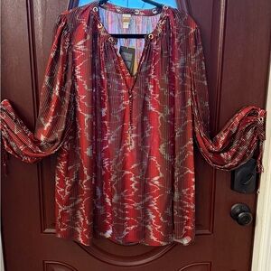 🛍️🛍️ BRAND NEW!! BOSS LONG SLEEVE TUNIC-STYLE BLOUSE 🛍️🛍️